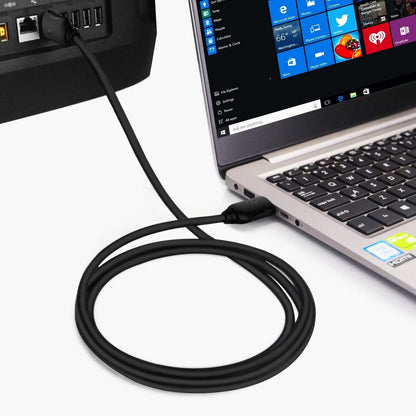 Ultra HD display cable used in gaming setup monitor