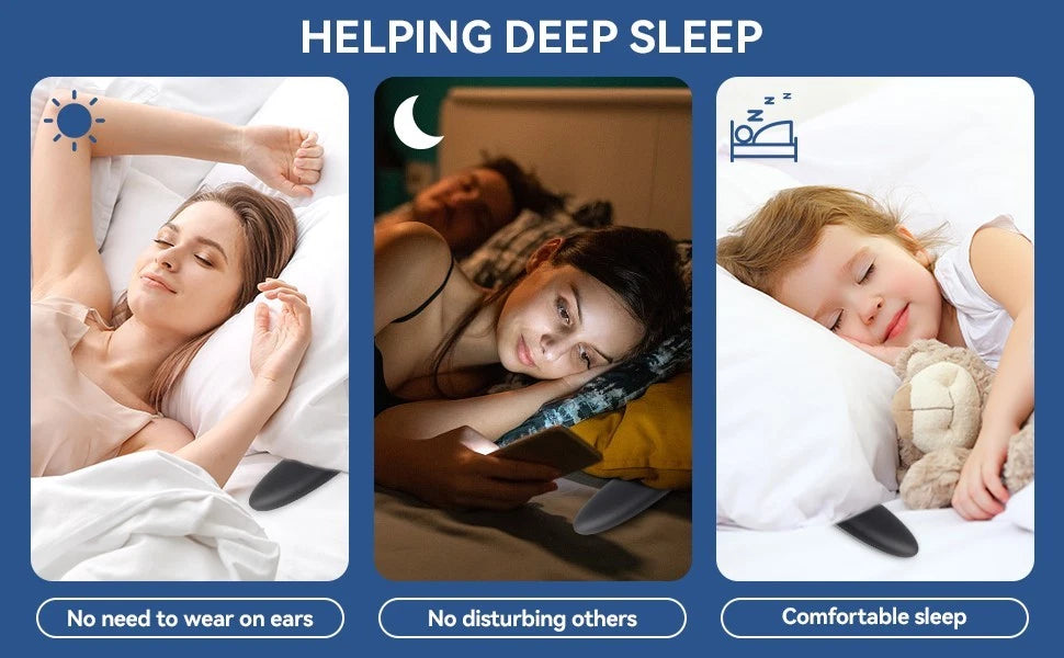Under pillow bone conduction speaker for private listening