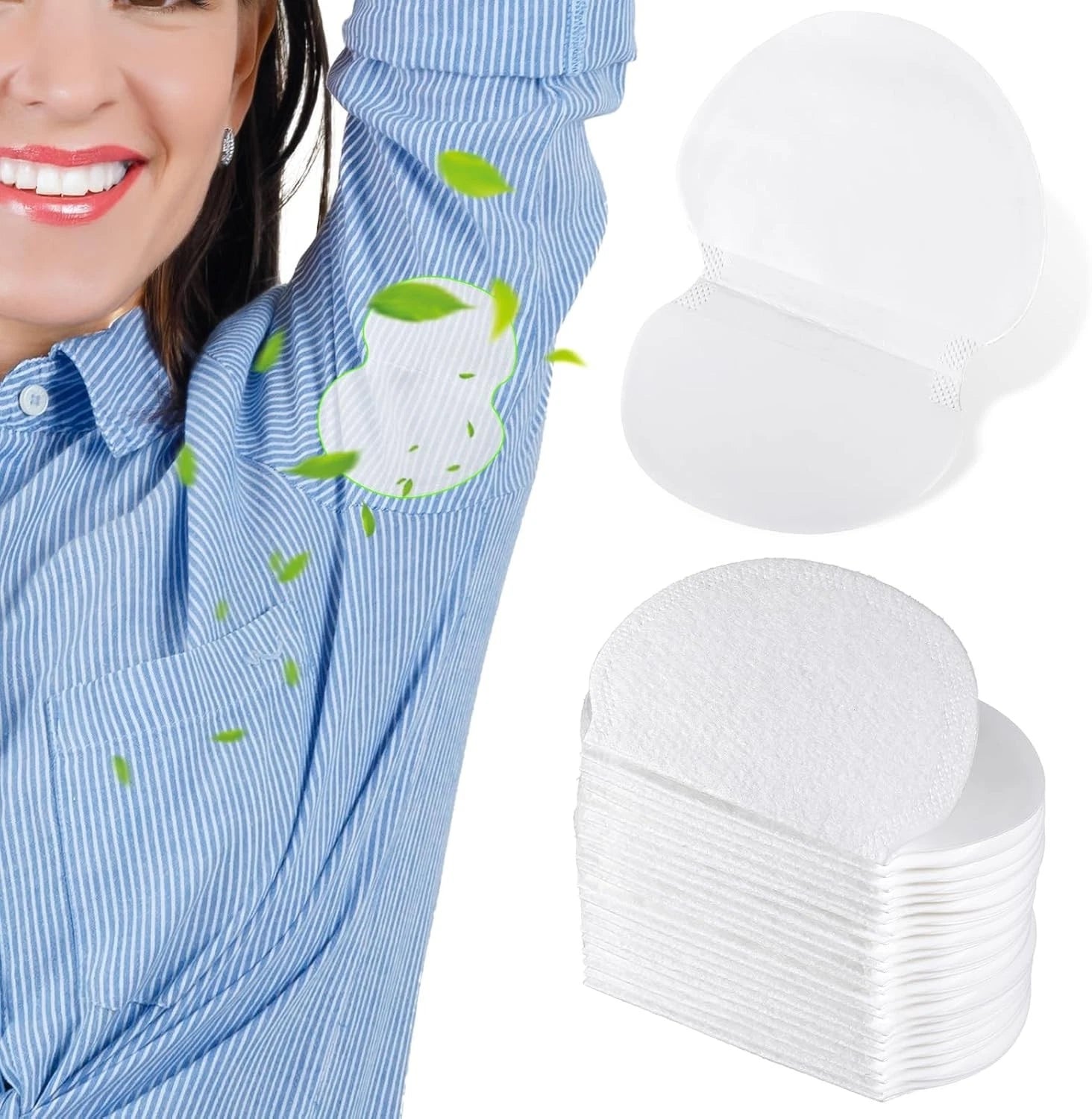 Underarm sweat pads disposable breathable armpit absorbent pads
