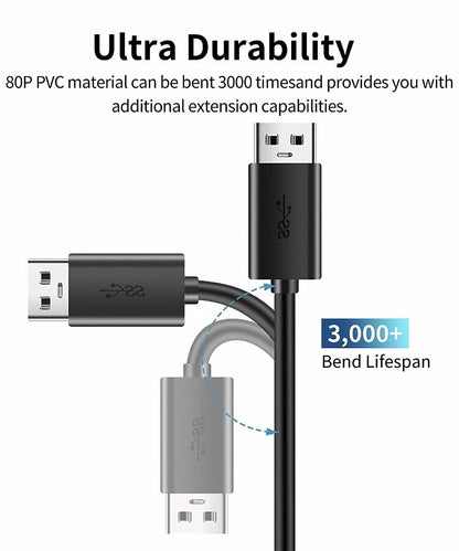 USB 3 cable connecting laptop and printer setup