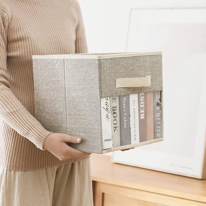 Wardrobe cube storage box with modern design for clothing storage