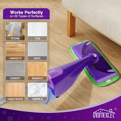 Washable reusable mop pads pack for eco friendly cleaning