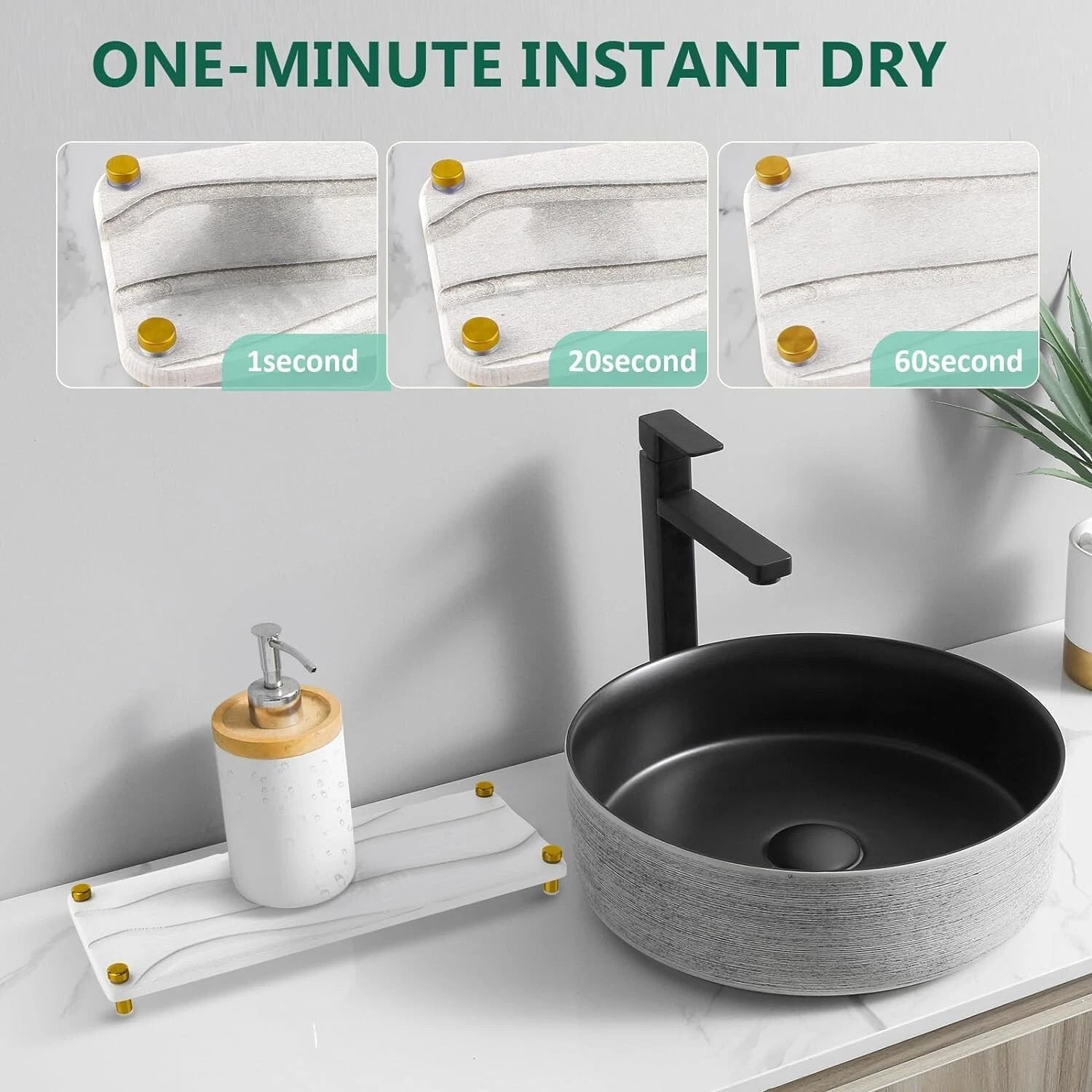 Water drain sink rack detail helping items dry quickly