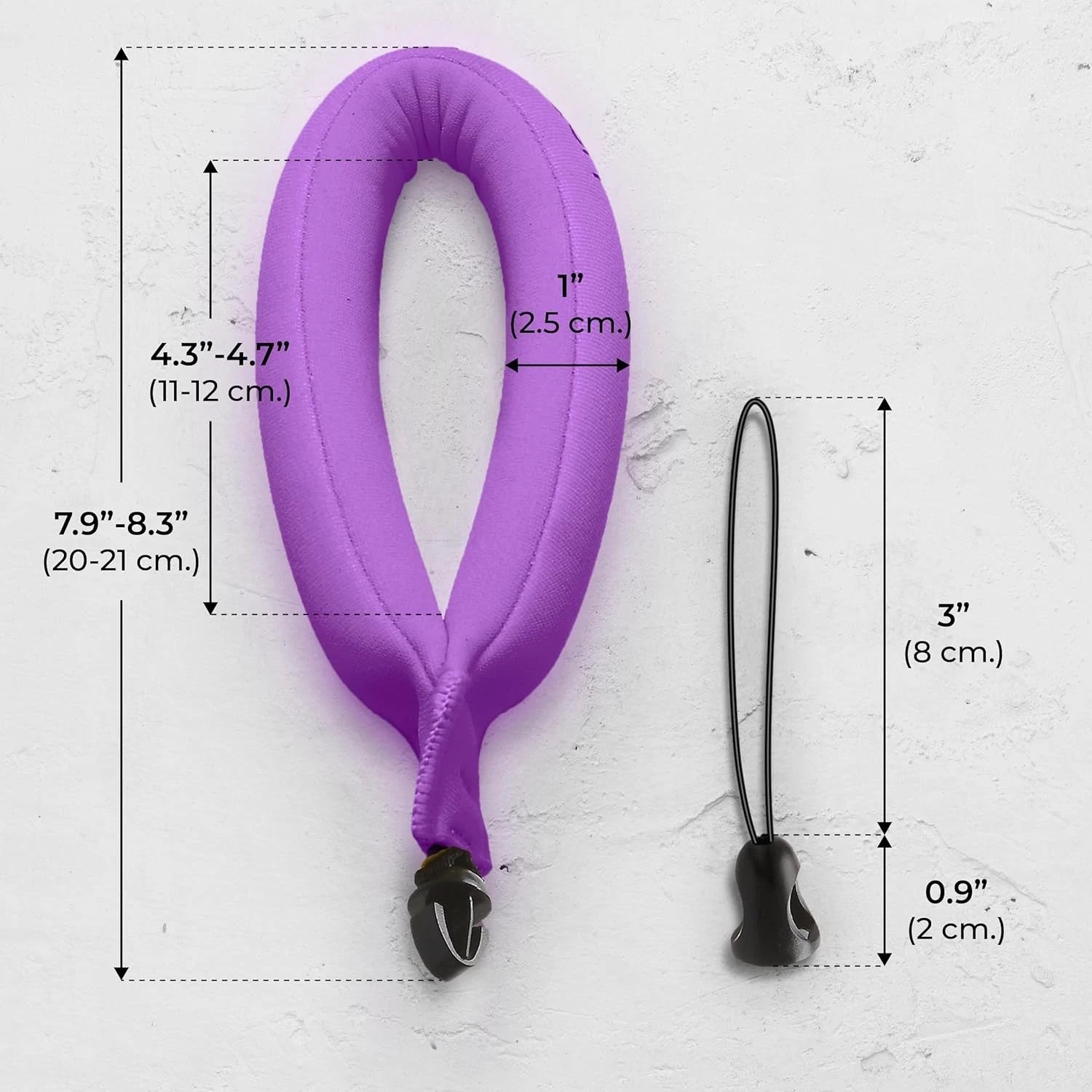 Waterproof wrist strap used during swimming activity