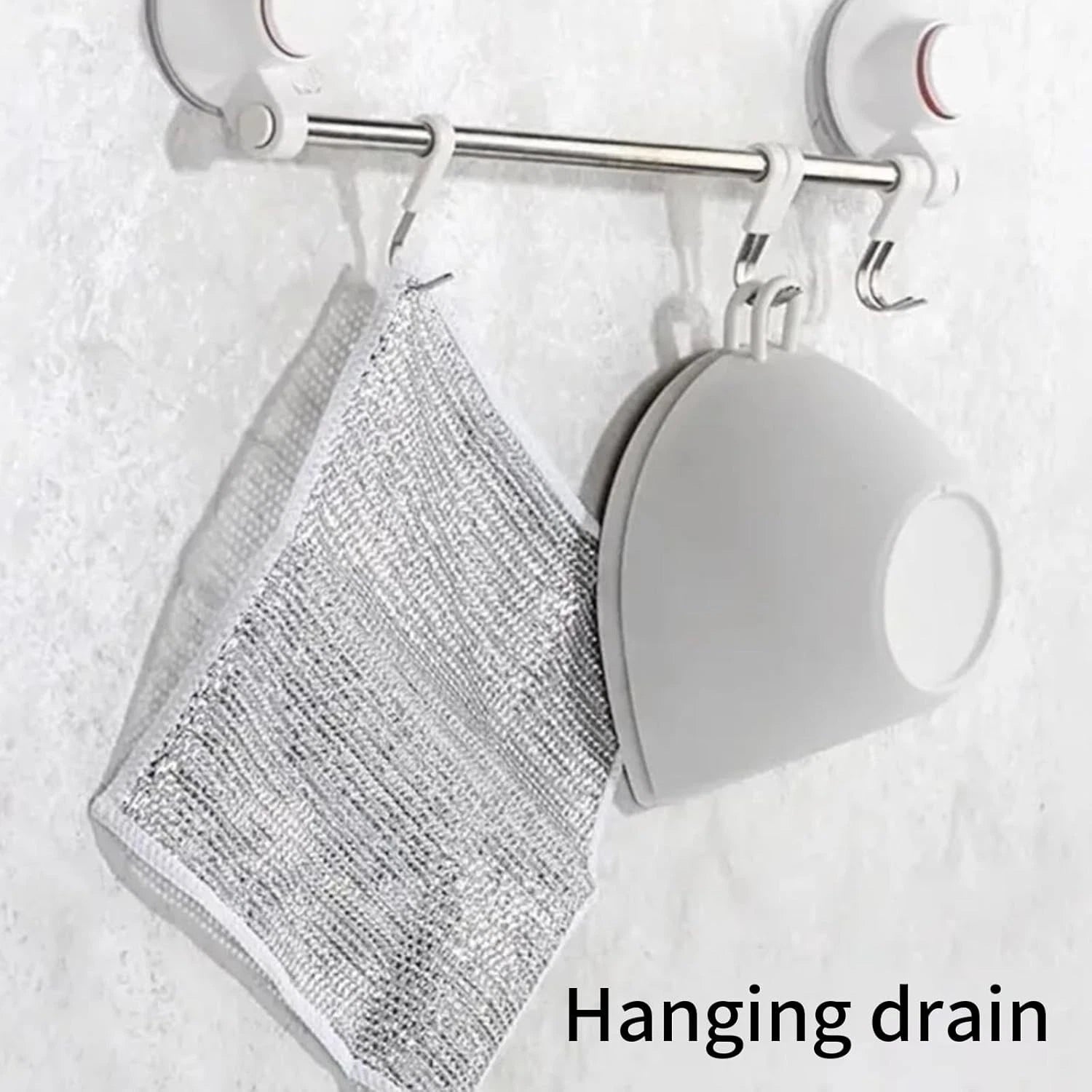 Wet dry kitchen cleaning cloth used for household cleaning