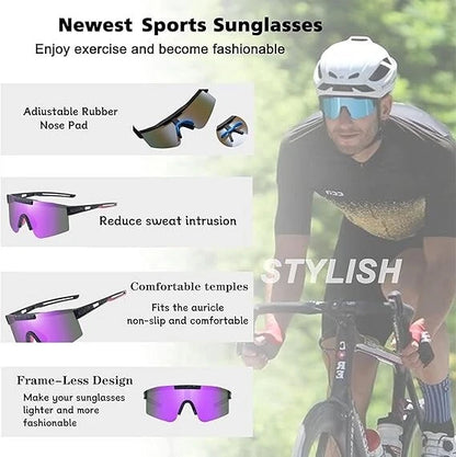 Windproof cycling goggles used for high speed biking protection