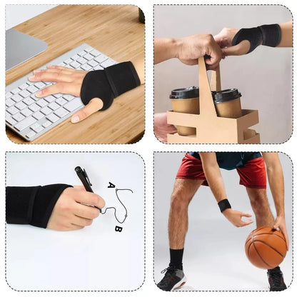 Wrist brace compression support used during activities
