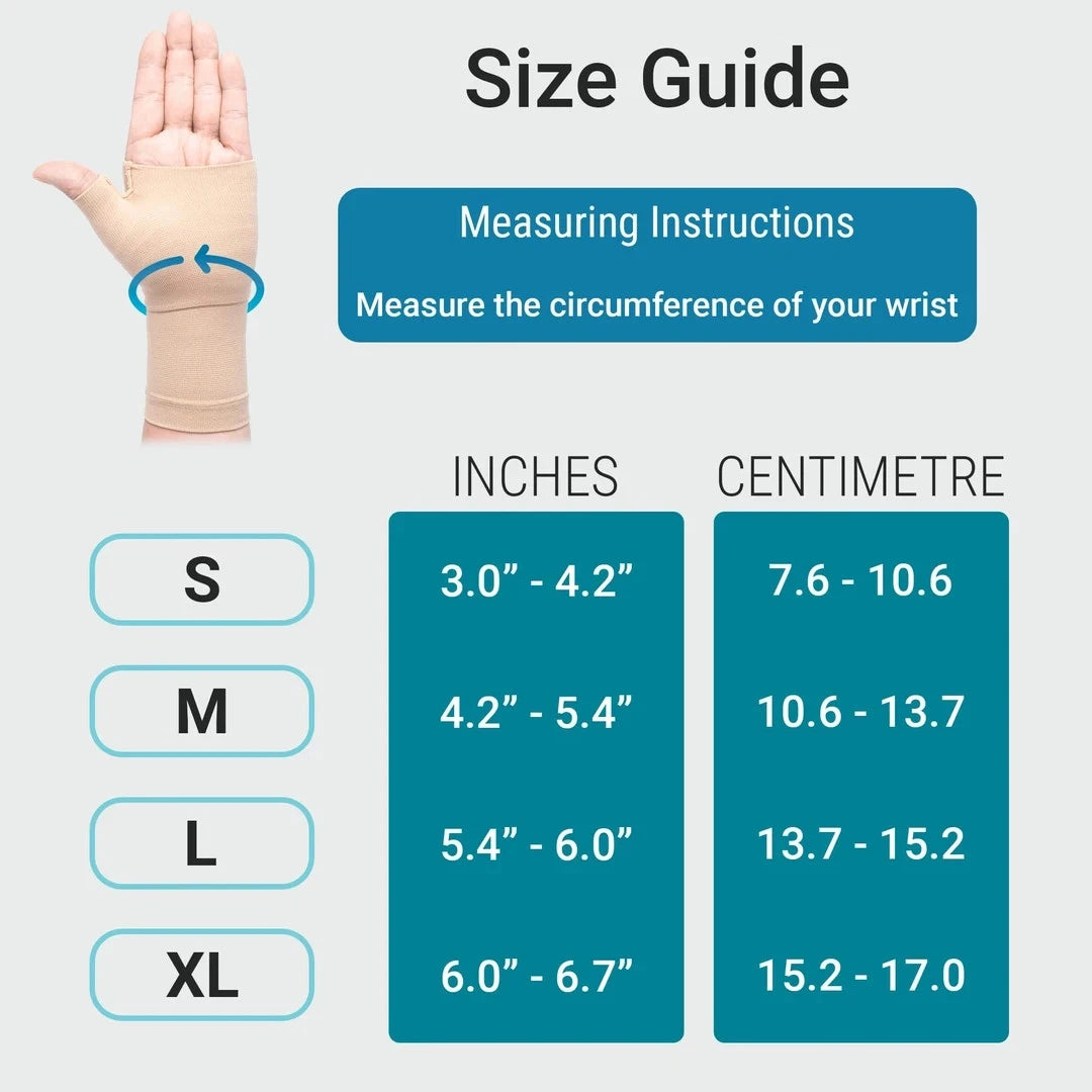 Wrist support brace worn on hand during daily activities