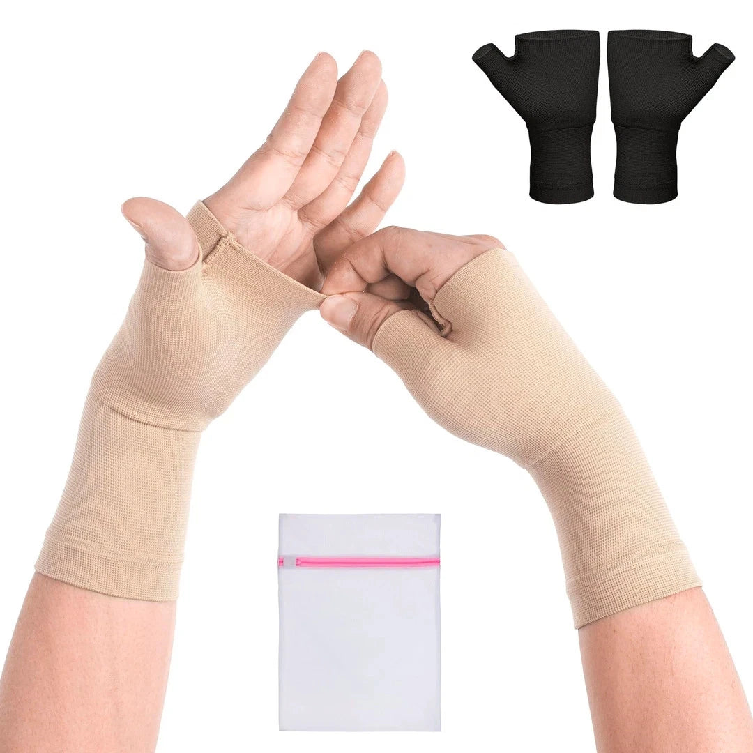 Two pack wrist thumb support brace for pain relief and stability
