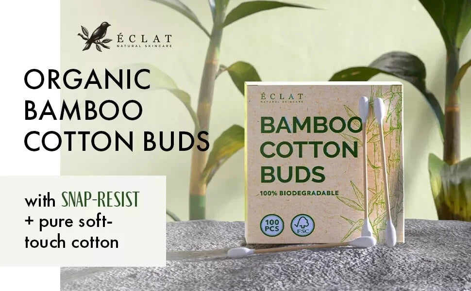 Zero waste cotton buds showing eco friendly sustainable design